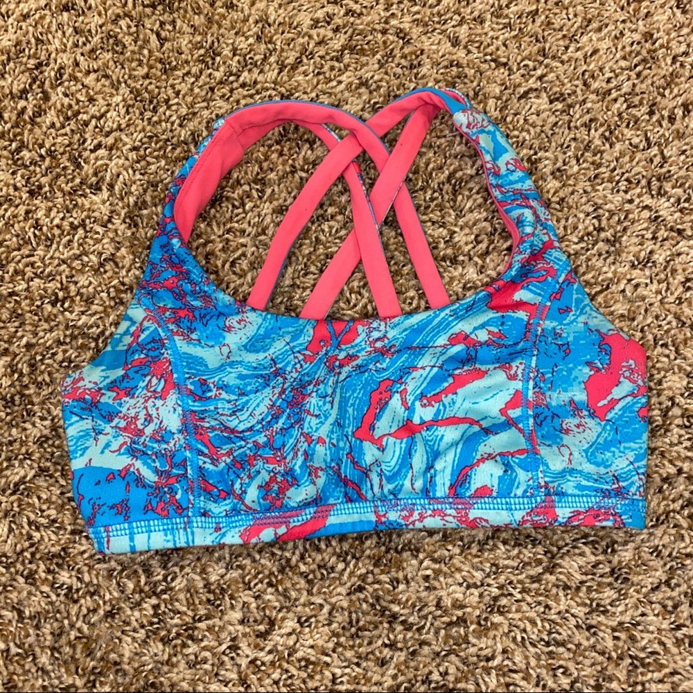 IVIVVA CROSSBACK REVERSIBLE SPORTS BRA SIZE 10